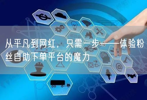 从平凡到网红，只需一步——体验粉丝自助下单平台的魔力