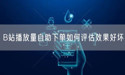 B站播放量自助下单如何评估效果好坏