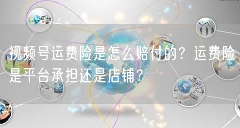 视频号运费险是怎么赔付的？运费险是平台承担还是店铺？