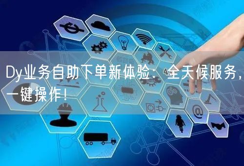 Dy业务自助下单新体验：全天候服务，一键操作！