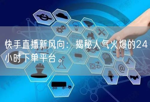 快手直播新风向：揭秘人气火爆的24小时下单平台。