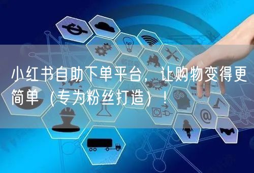 小红书自助下单平台，让购物变得更简单（专为粉丝打造）！