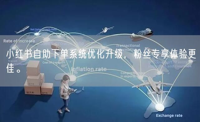 小红书自助下单系统优化升级，粉丝专享体验更佳。