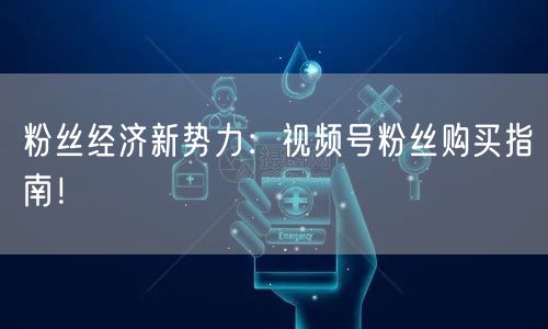 粉丝经济新势力：视频号粉丝购买指南！